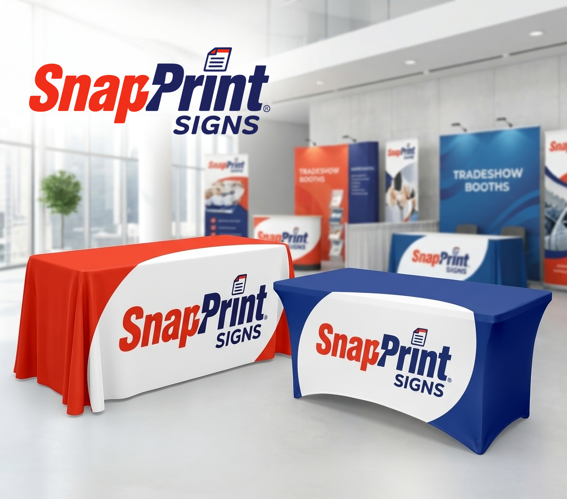 Tablecovers Signage San Diego Custom Signs & Banners | 1-2 Day Turnaround – SnapPrintSigns